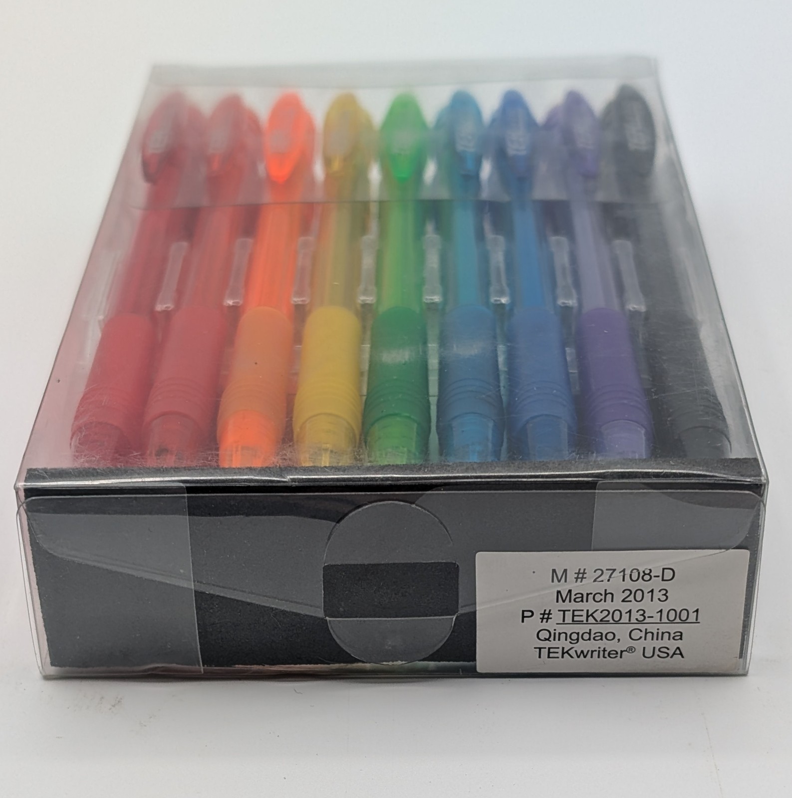 18 Tek Writer Mechanical Pencils With Eraser Various Colors 0.7mm #2 LD150