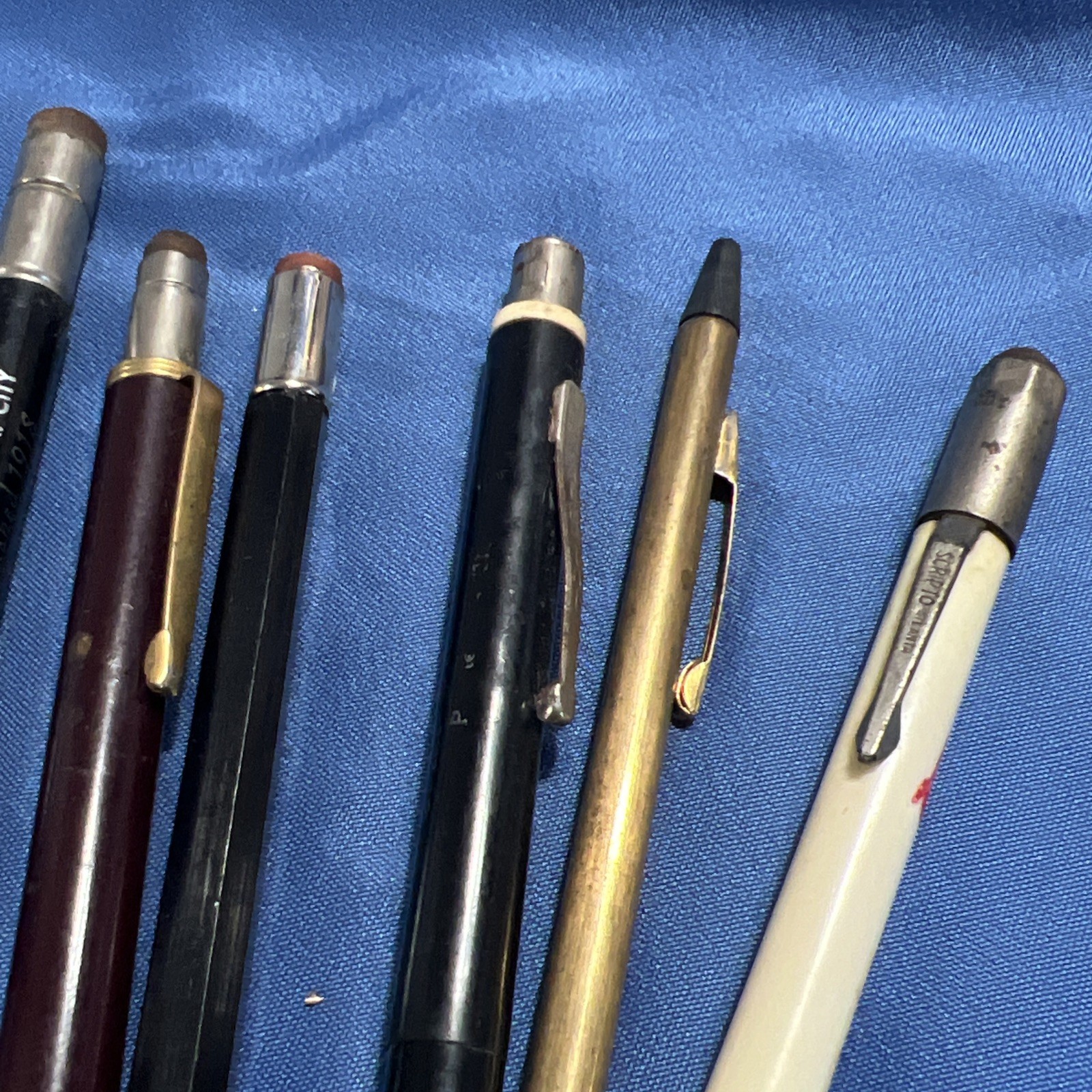 Vintage Mechanical Pencil Lot For Restoring Scripto Redipoint Unbranded