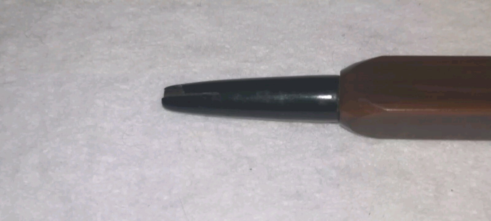 Unmarked BAKELITE? Brown & Black Square Working Mech Pencil