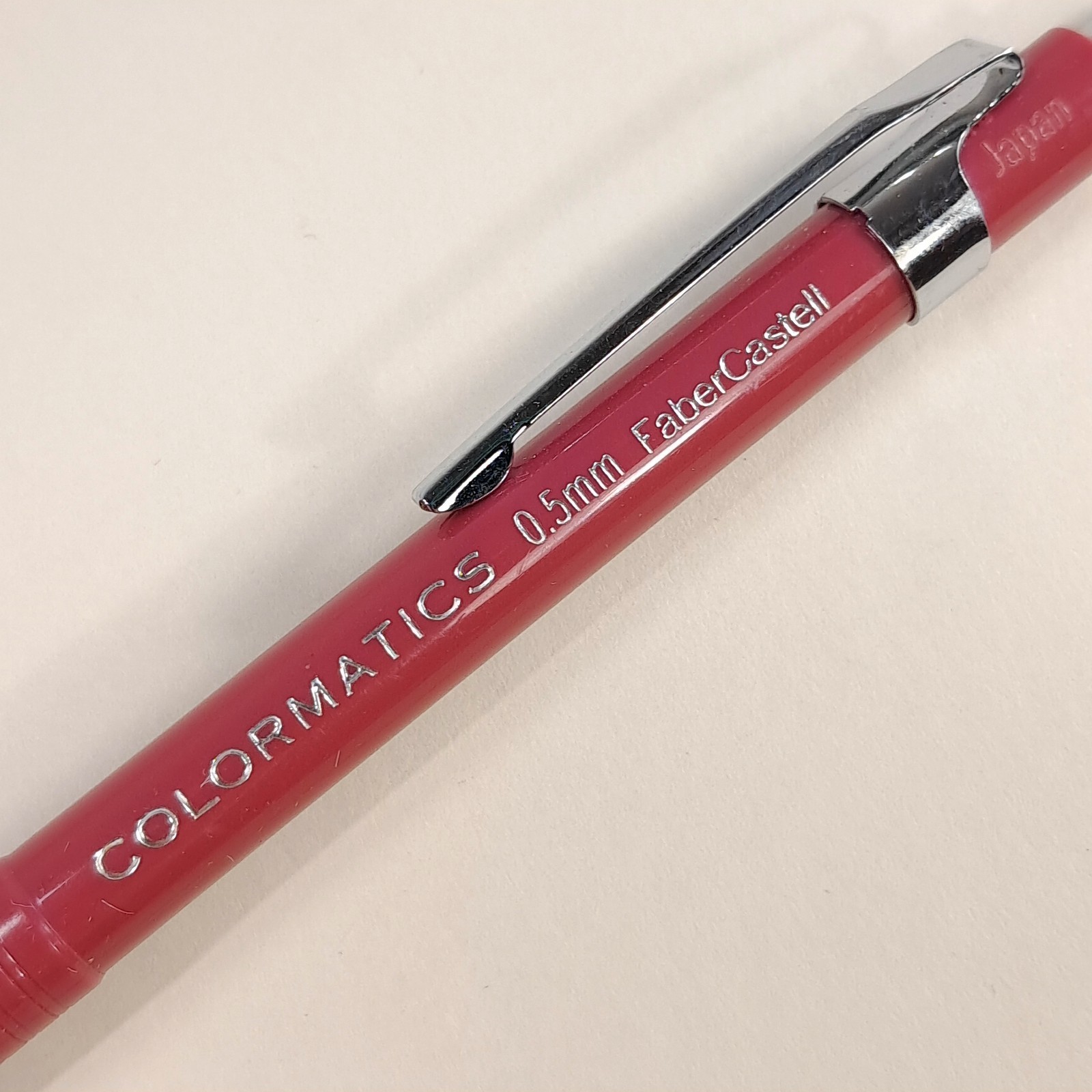 Vintage Faber Castell Colormatics Mechanical Pencil dark dusty pink Japan