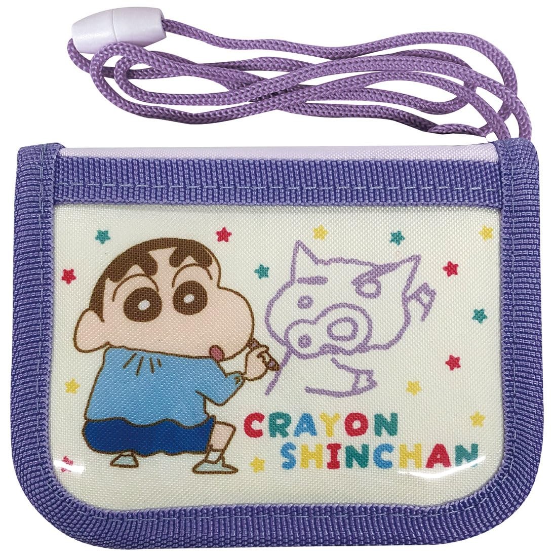 iPlanning Crayon Shin-chan Wallet Purple W120×H95×D15mm K3056A
