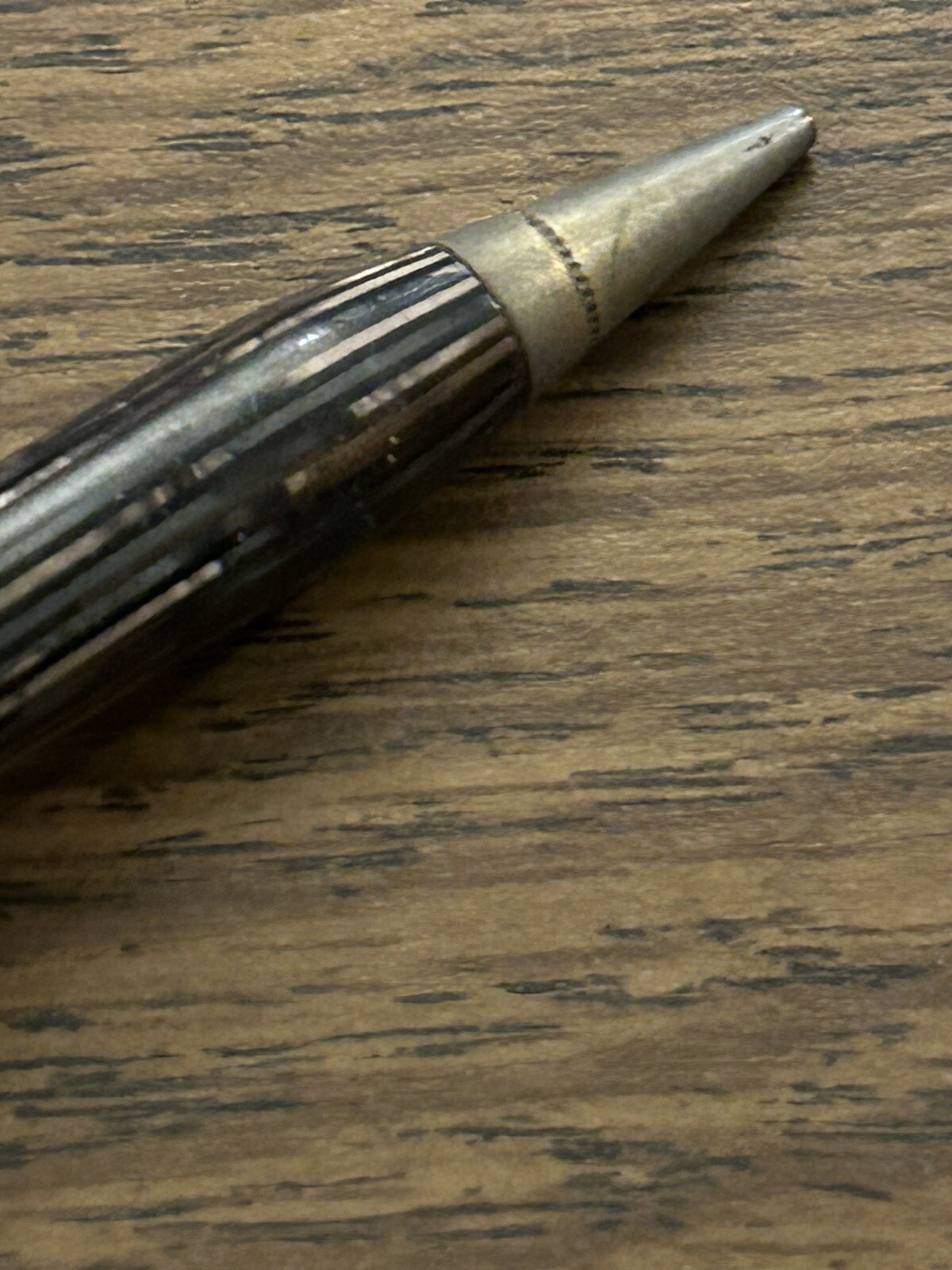Antique Conklin Copper / Brown Striated Mechanical Pencil Chicago
