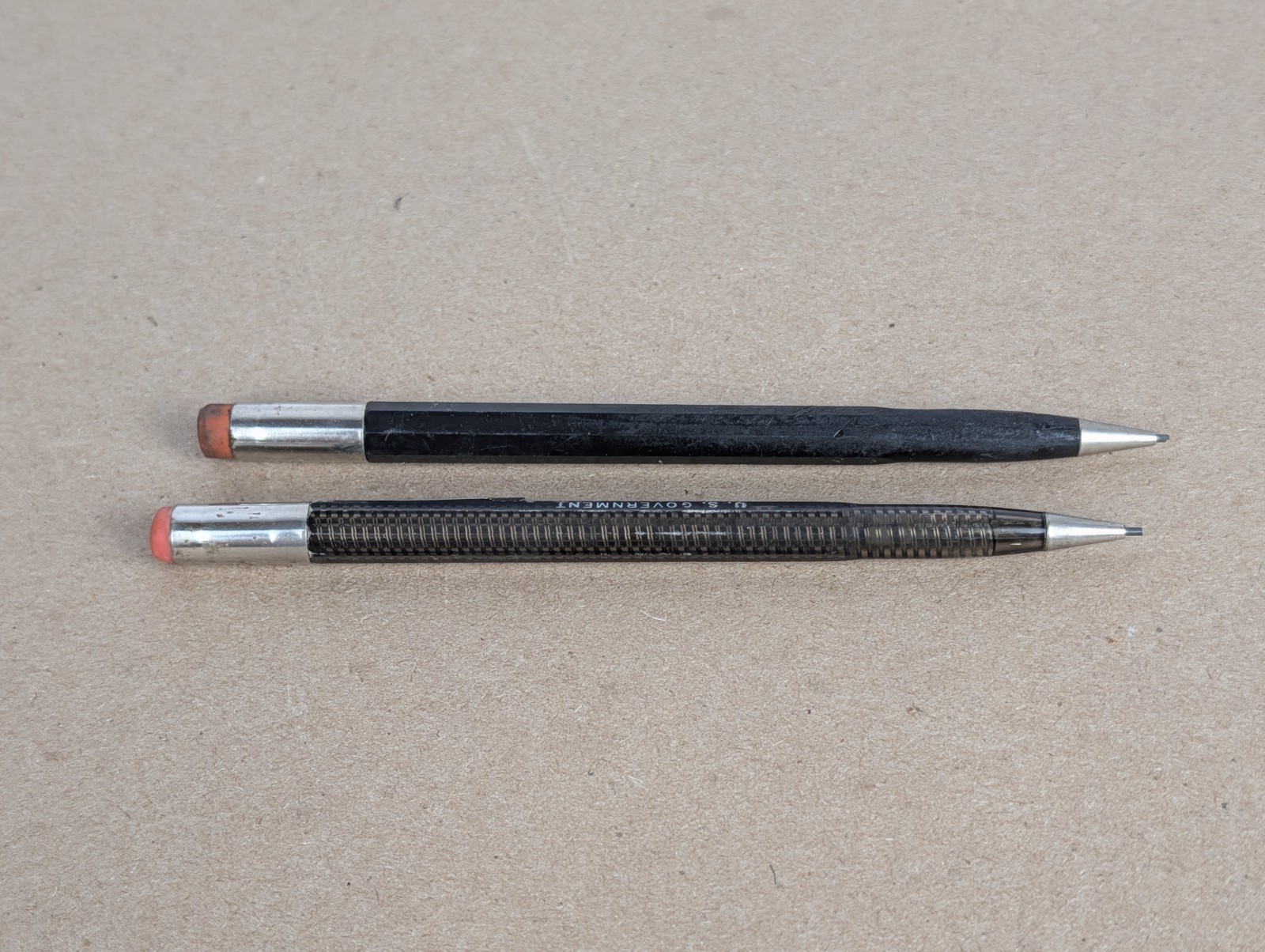 Vintage Scripto & Skilcraft US Government Mechanical Pencils Pair USA