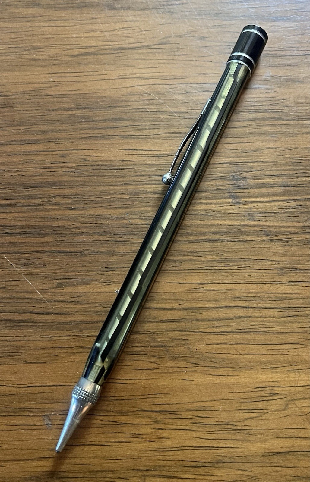 Vintage Eversharp Square 4 Mechanical Pencil Ribbon Pattern