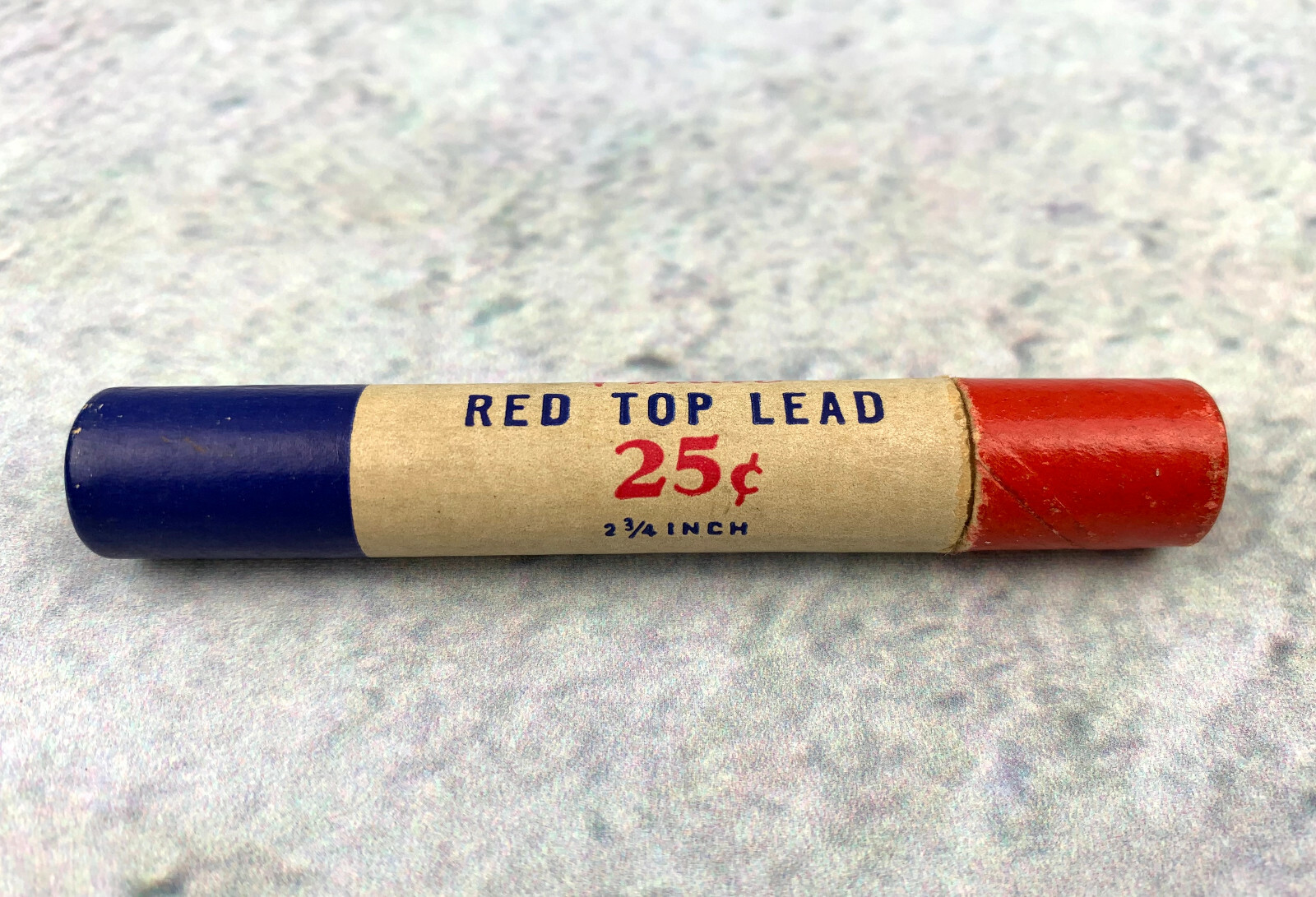 Vintage WWII Eversharp Red Top Lead V Mail 2 3/4” Thin Soft Black 0.9mm