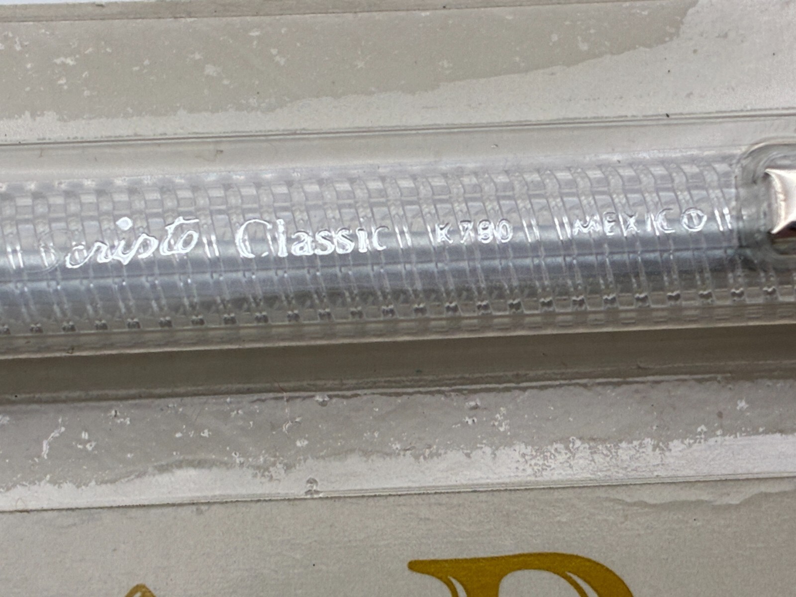 Vintage SCRIPTO Classic K780 Translucent Mechanical Pencil Clear 1989 Twist
