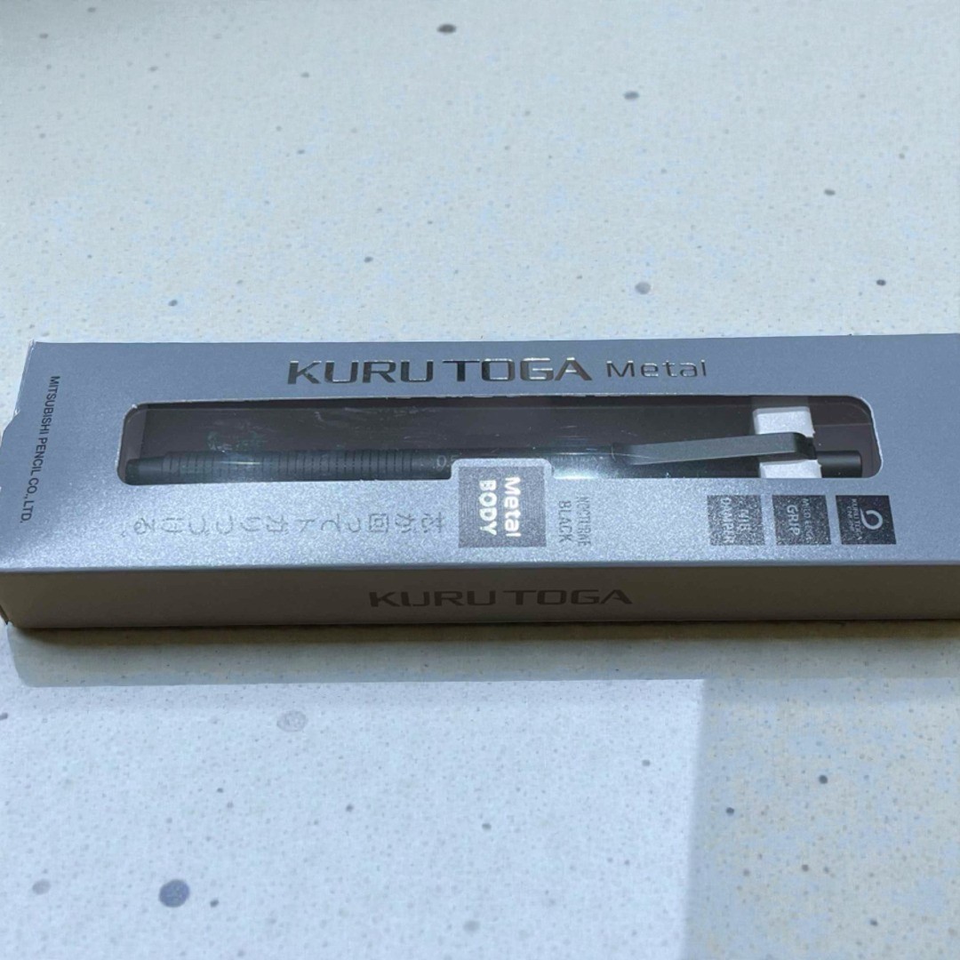 Uni Kuru Toga Metal Mechanical Pencil 0.5mm M5-KH1P24 Nocturne Black From JAPAN