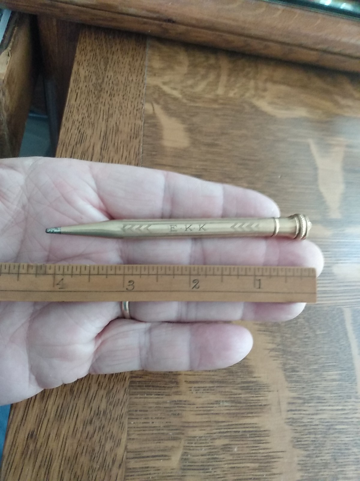 Antique Lot Of 2 Wahl Eversharp Gold Filled Mechanical Pencils