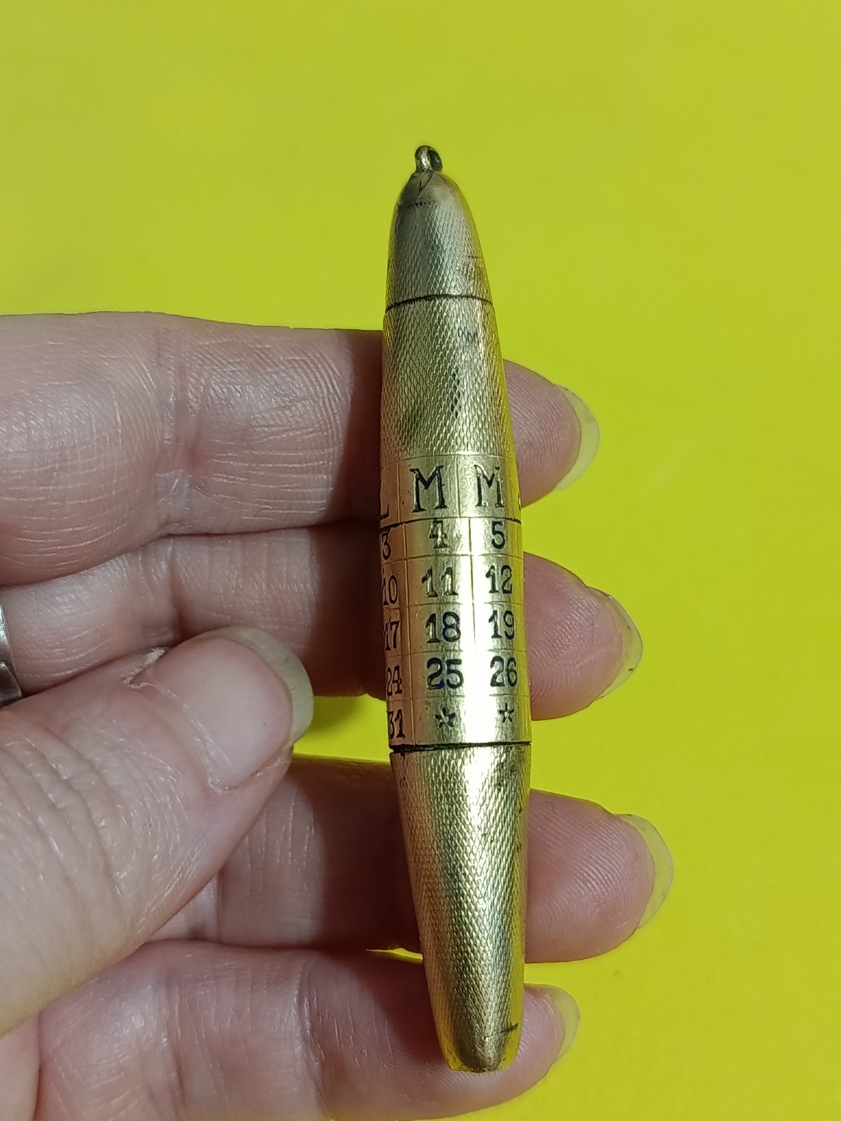 Nice Perpetual Calendar Gold Filled pencil
