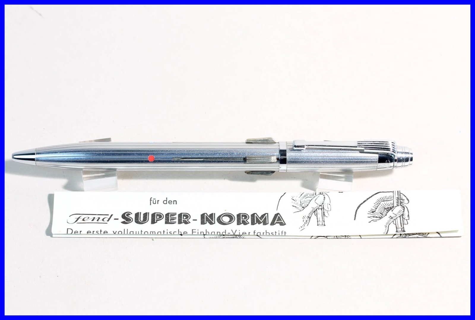 Nice & elegant FEND SUPER NORMA CHROME & STEEL 4-color Pencil from the 1960ies