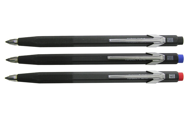 Caran d’Ache Fixpencil Mechanical Pencil in Black with Textured Grip – 3mm – NEW