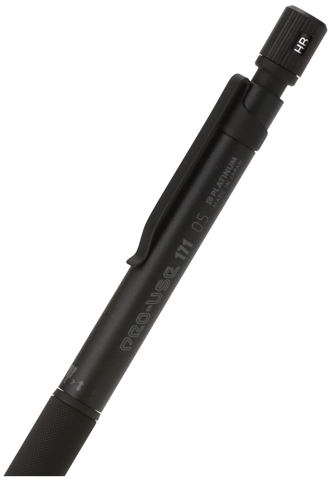Professional 0.5mm Mechanical Pencil – Matte Black, Precision Writing Tool