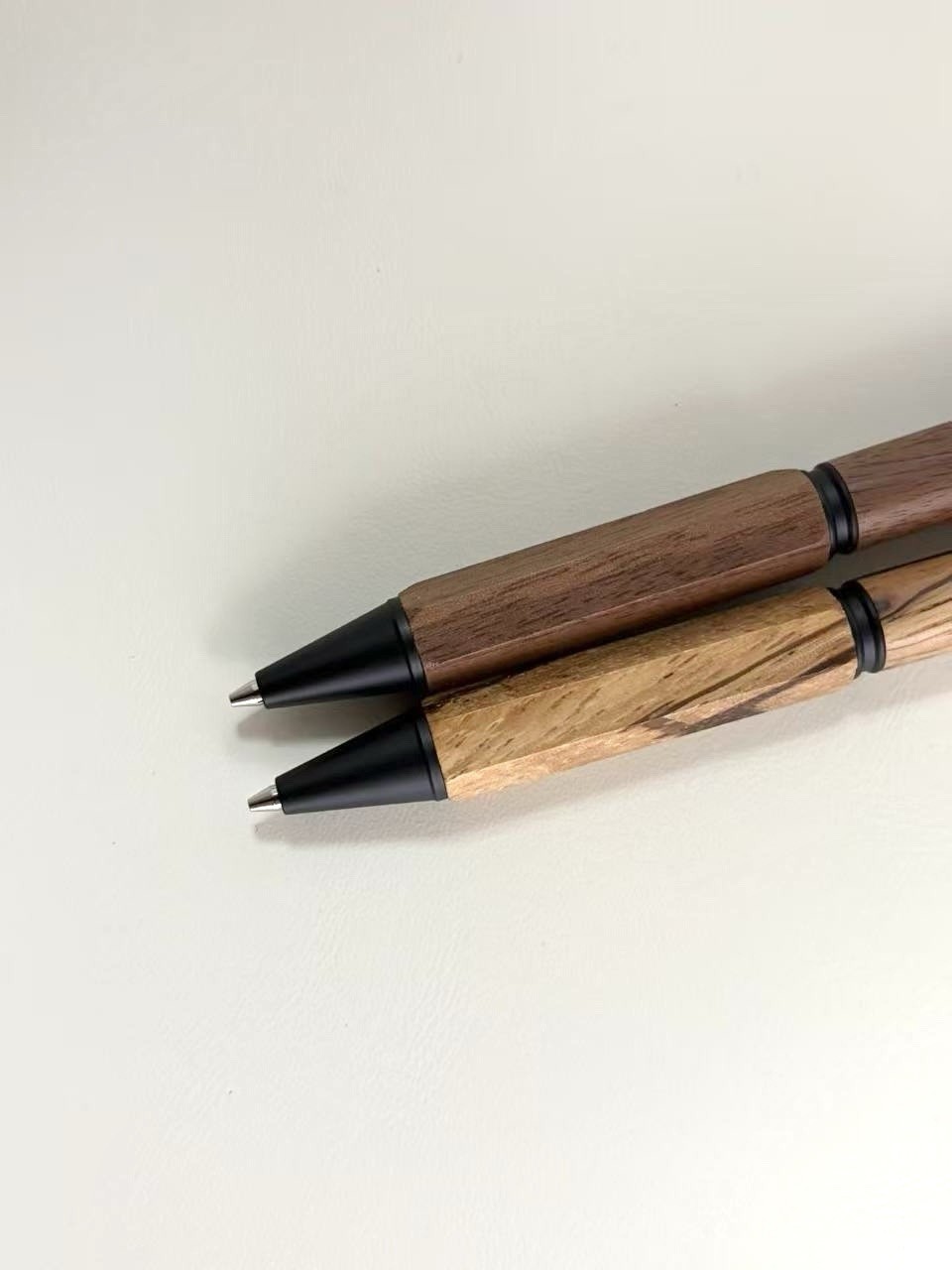 Kitera LIFT+ Wood Mechanical Pencil 0.5mm Set Walnut & Zebrawood Japan Design