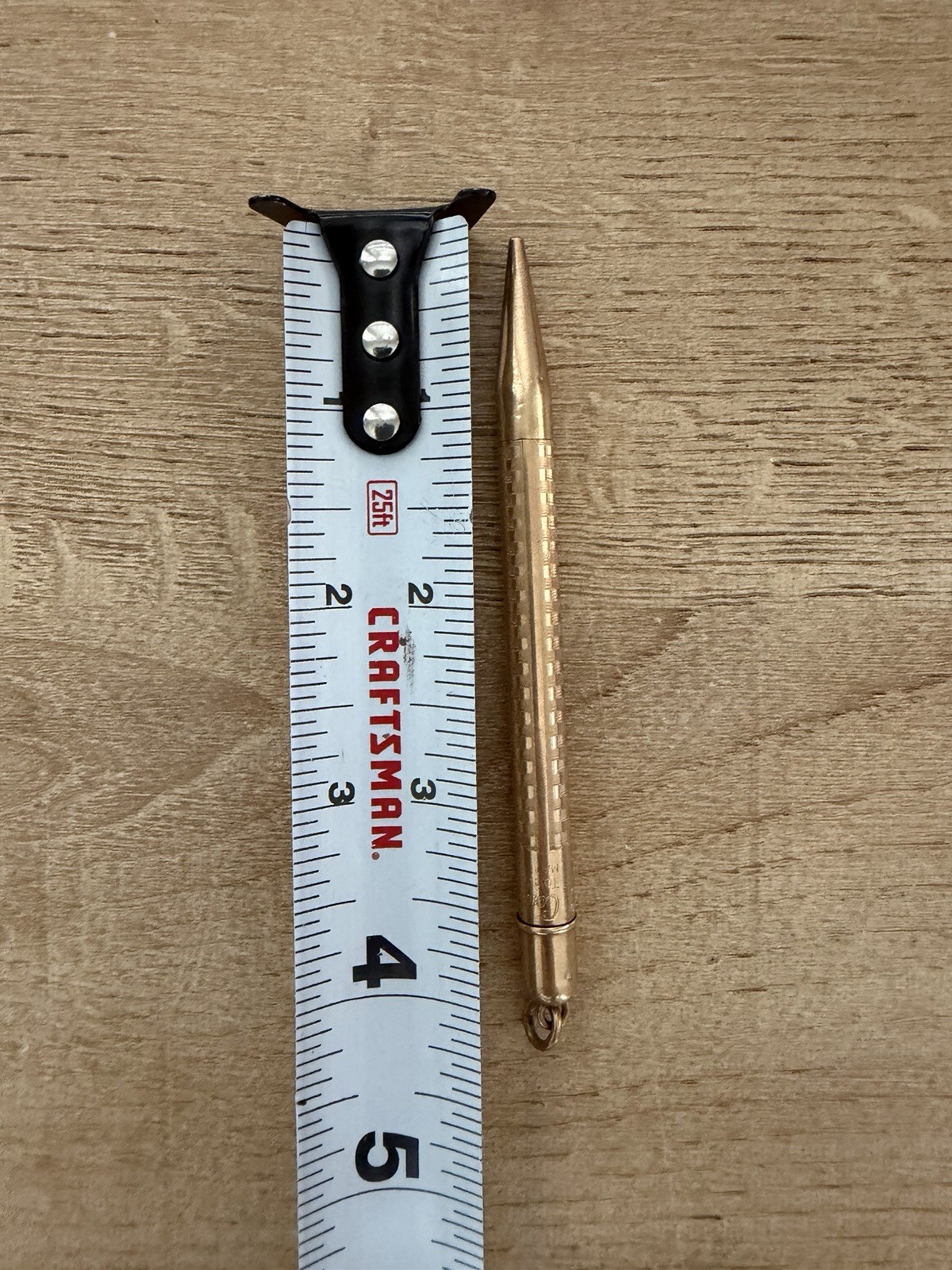 Conklin Rolled Gold Ringtop Pencil Vintage 4”