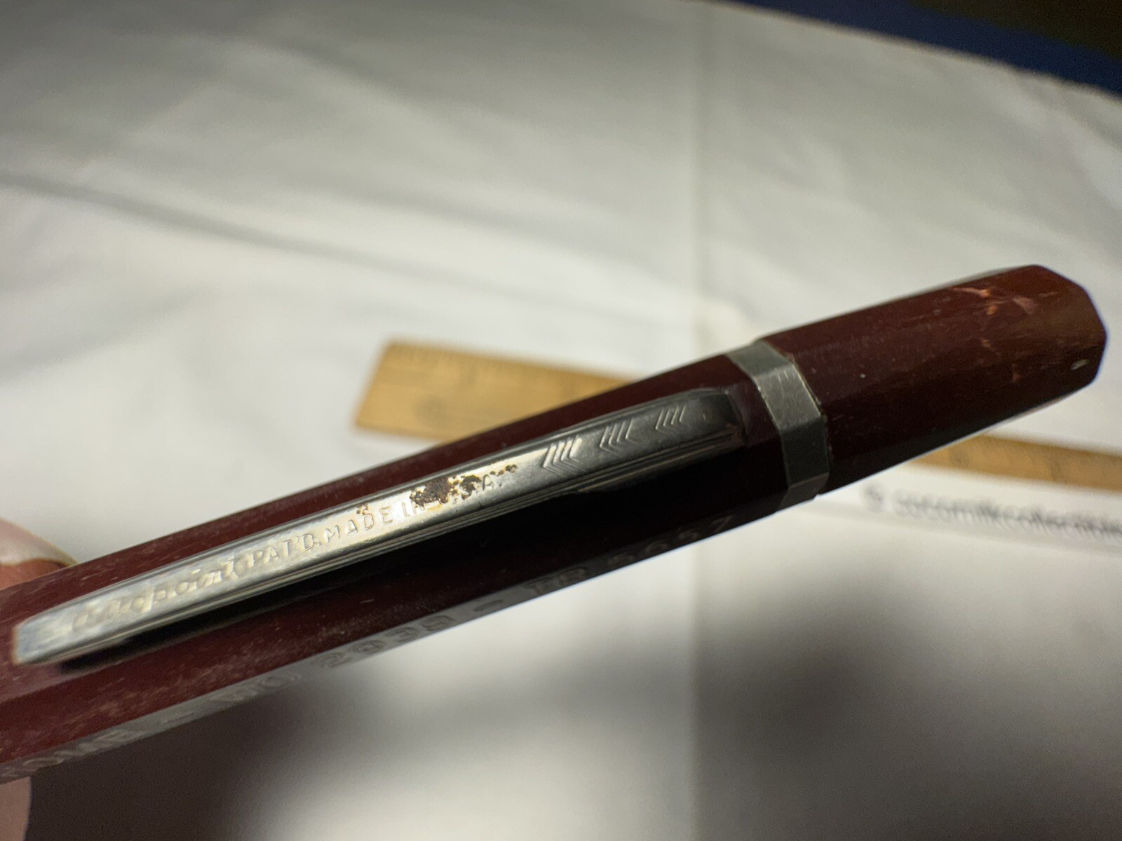 1960’s Lead Mechanical Pencil Autopoint Keo L Buchheit Funeral Home Buffalo NY