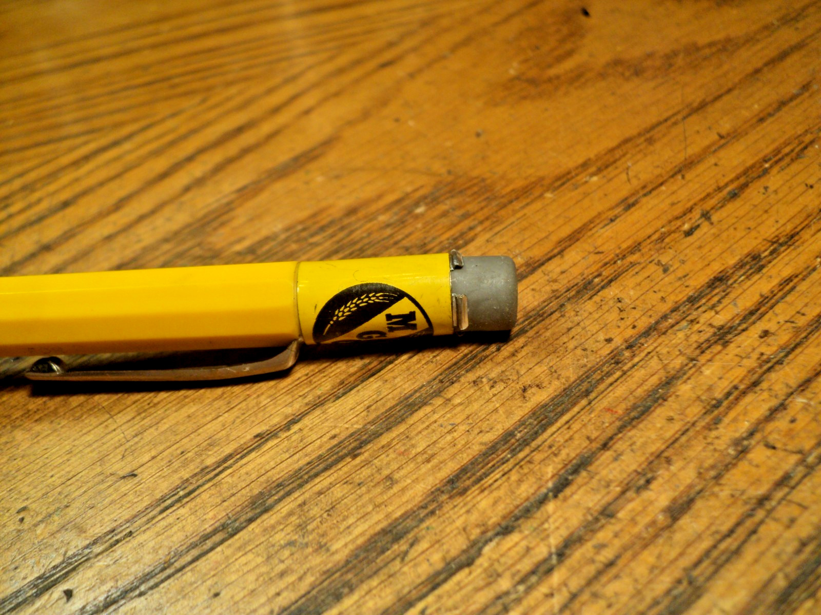 Vintage Autopoint Mechanical Pencil Mueller Grain Co Goodland KS 5-3/4″ Long