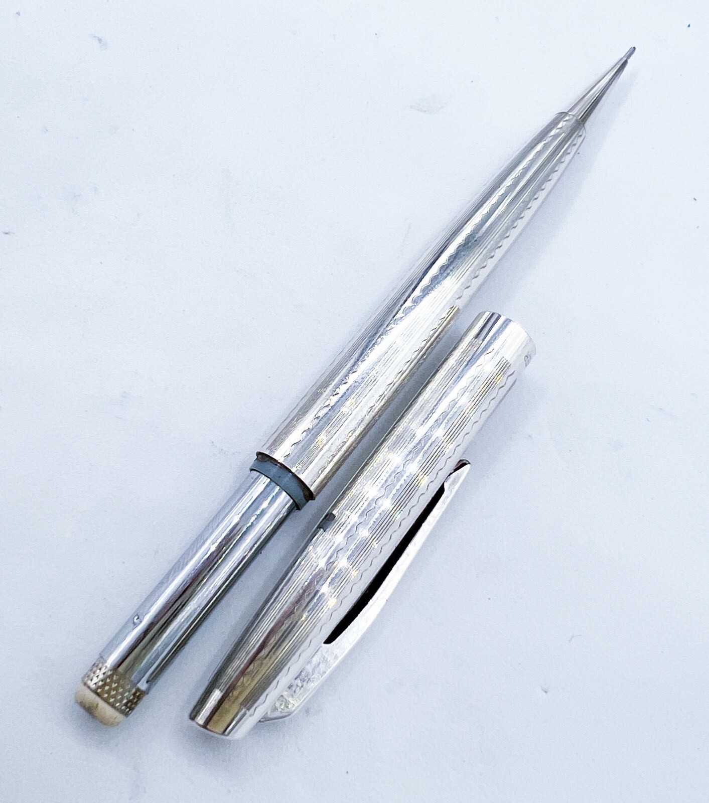 Newman Sterling Silver Mechanical Pencil 0.5mm continues twist Japan