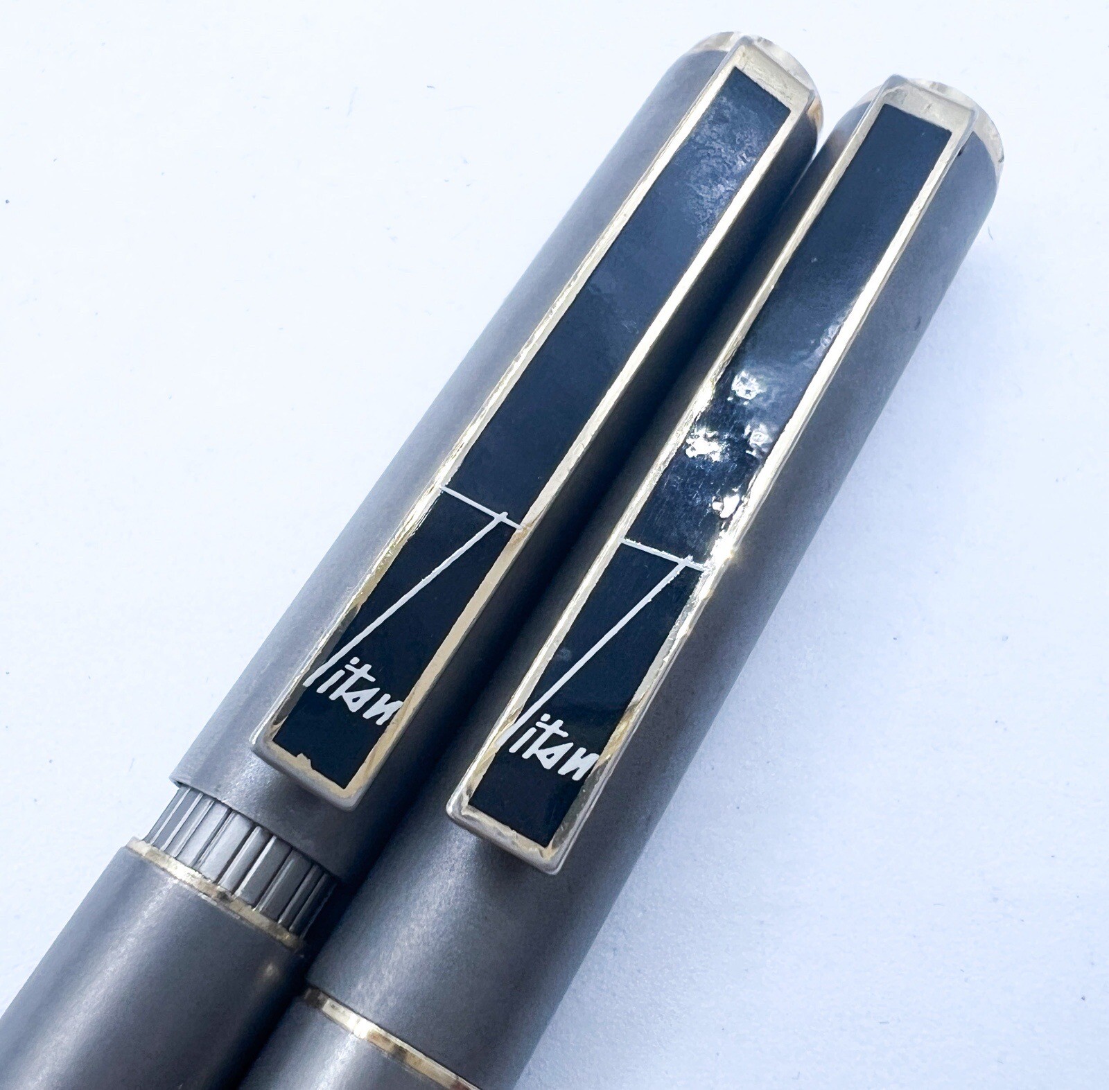 OHTO Titan Titanium alloy Mechanical Pencil & Rollerball Pen