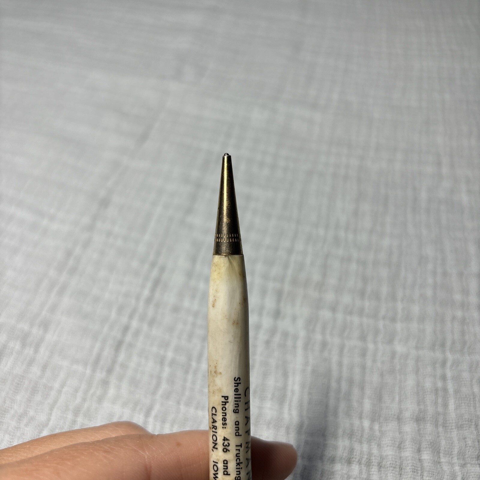 Vintage Chapmans Corn Shelling & Trucking Service Mechanical Pencil Clarion IA