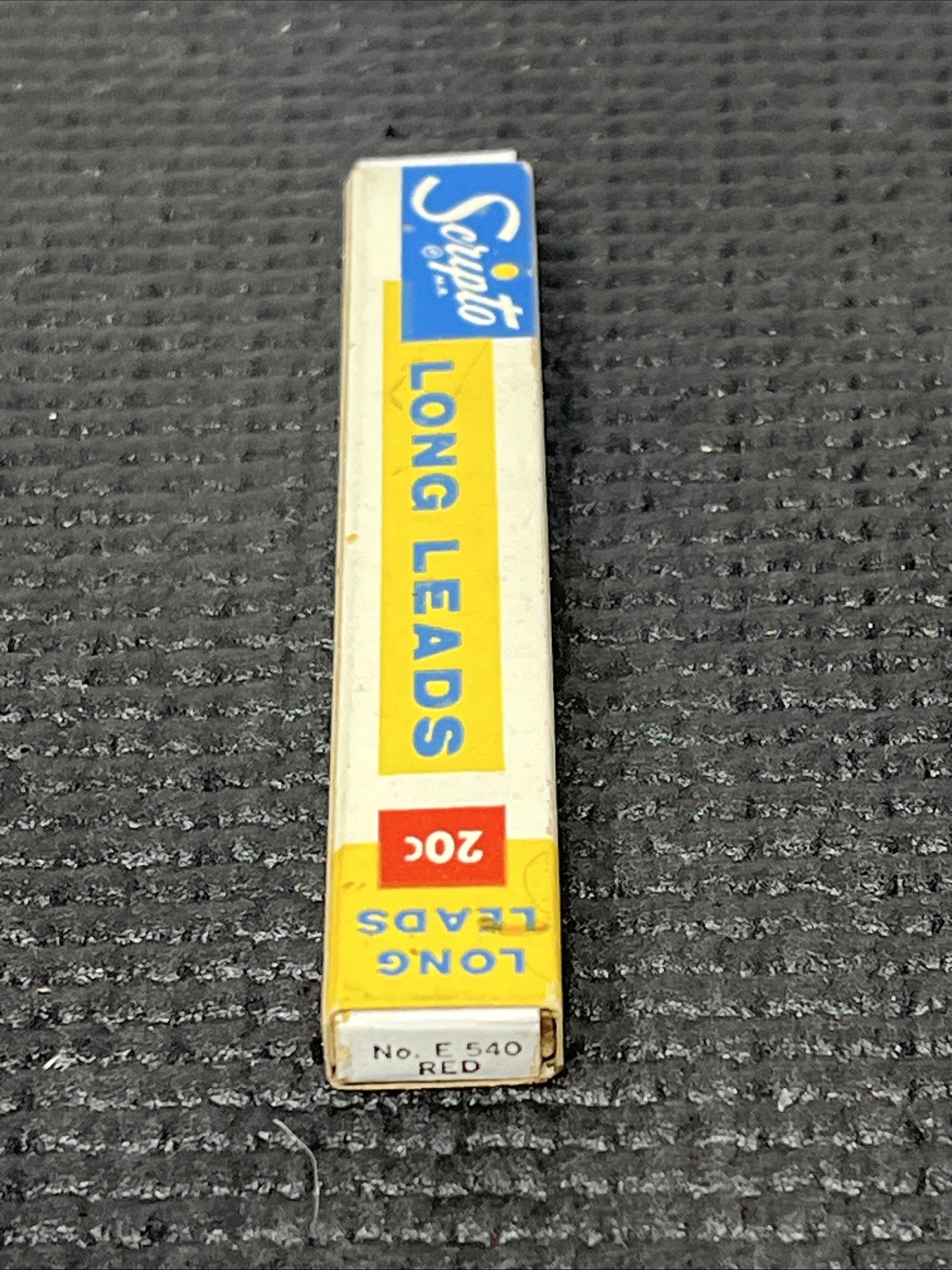 Vintage Scripto Mechanical Pencil Red Long 6 Pack E540