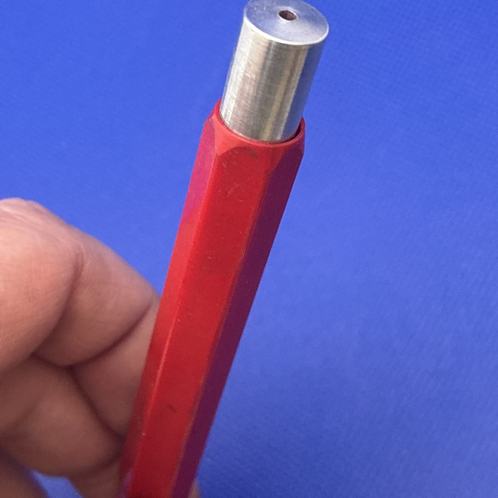 Vintage Koh-I-Noor Mechanical Technical Clutch Pencil #48 Red Jumbo Germany