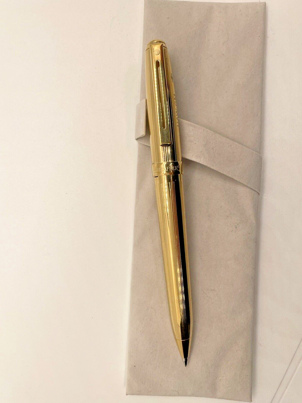 Sheaffer ‘s Prelude 368 22K Gold Plated .7mm Mechanical Pencil USA ‘UAW GM’