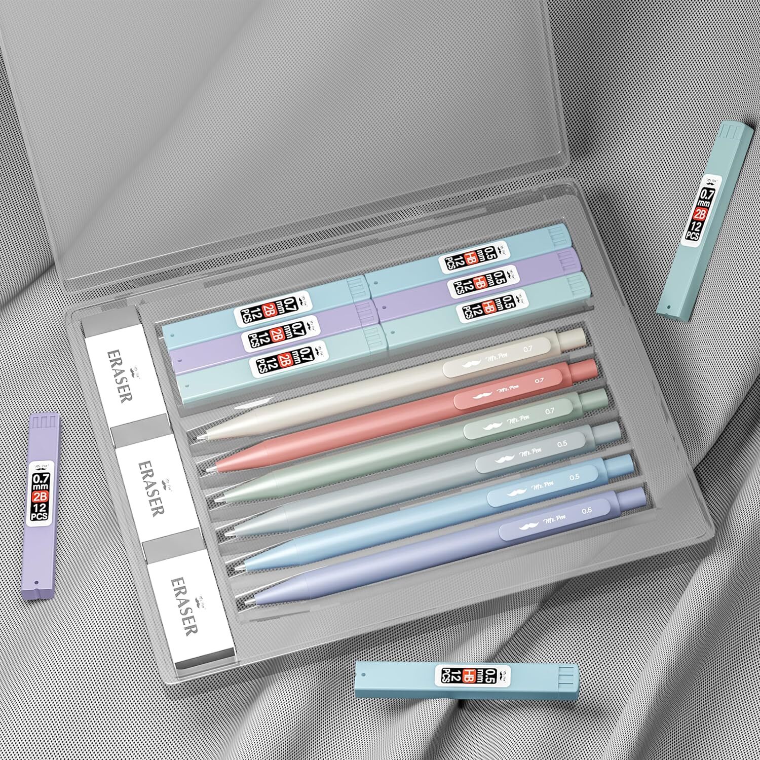 Mr. Pen- Pastel Mechanical Pencil Set with Lead Refills & 1 Count (Pack of 1)