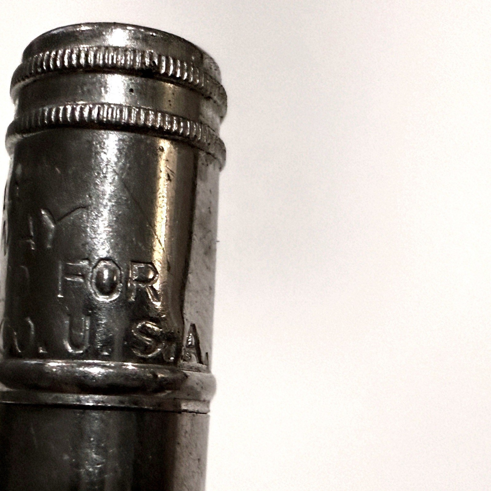 Vintage 1920s Eagle Pencil Mechanical Pencil Black Gold Marbled Celluloid USA