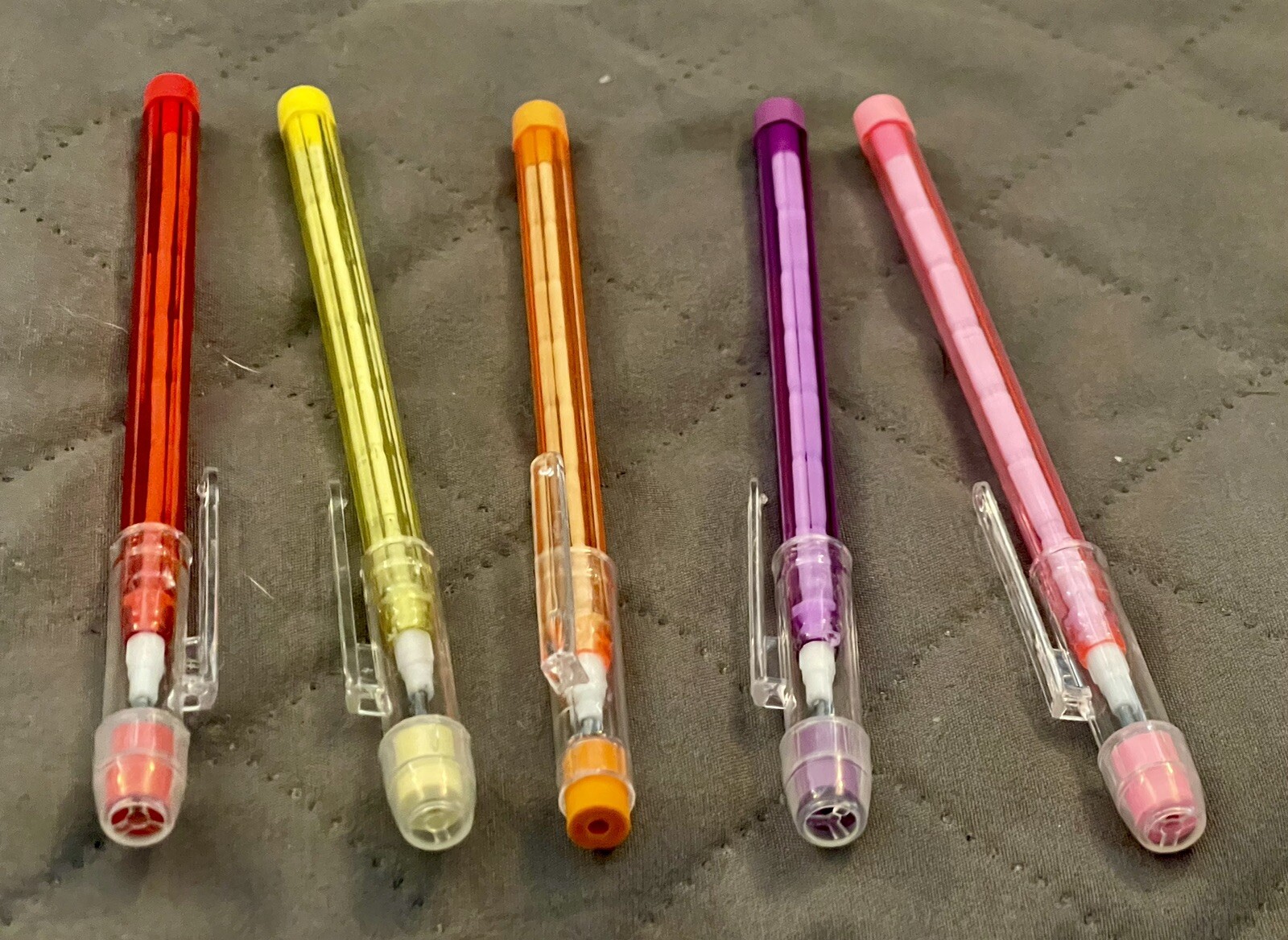 Lot Of 5 Mechanical Pens Brand Unknown FREE SHIPN l👀k
