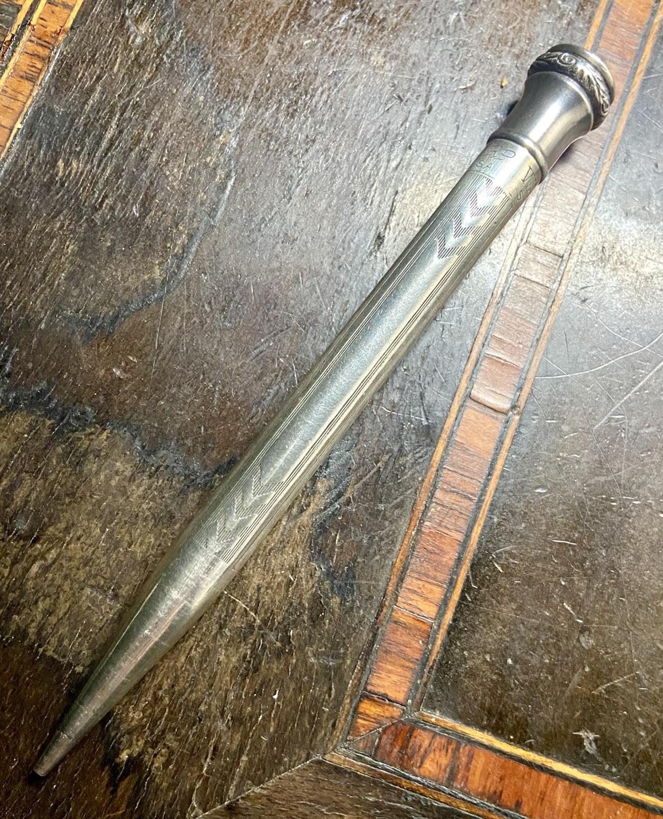 Antique 925 Sterling Silver Wahl Eversharp Mechanical Pencil Made In USA No Mono