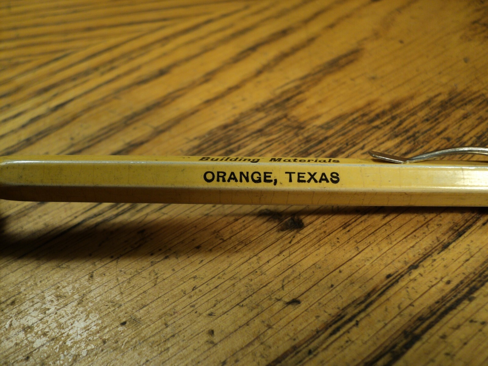 Vintage ADGIF Mechanical Pencil No. 4-47 Harding & Lawler Orange Texas
