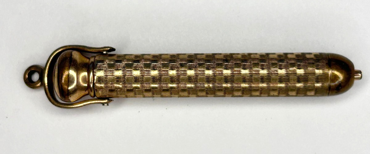 Antique Mechanical Pencil William S. Hicks 14Ct. Filled Mechanical Pencil