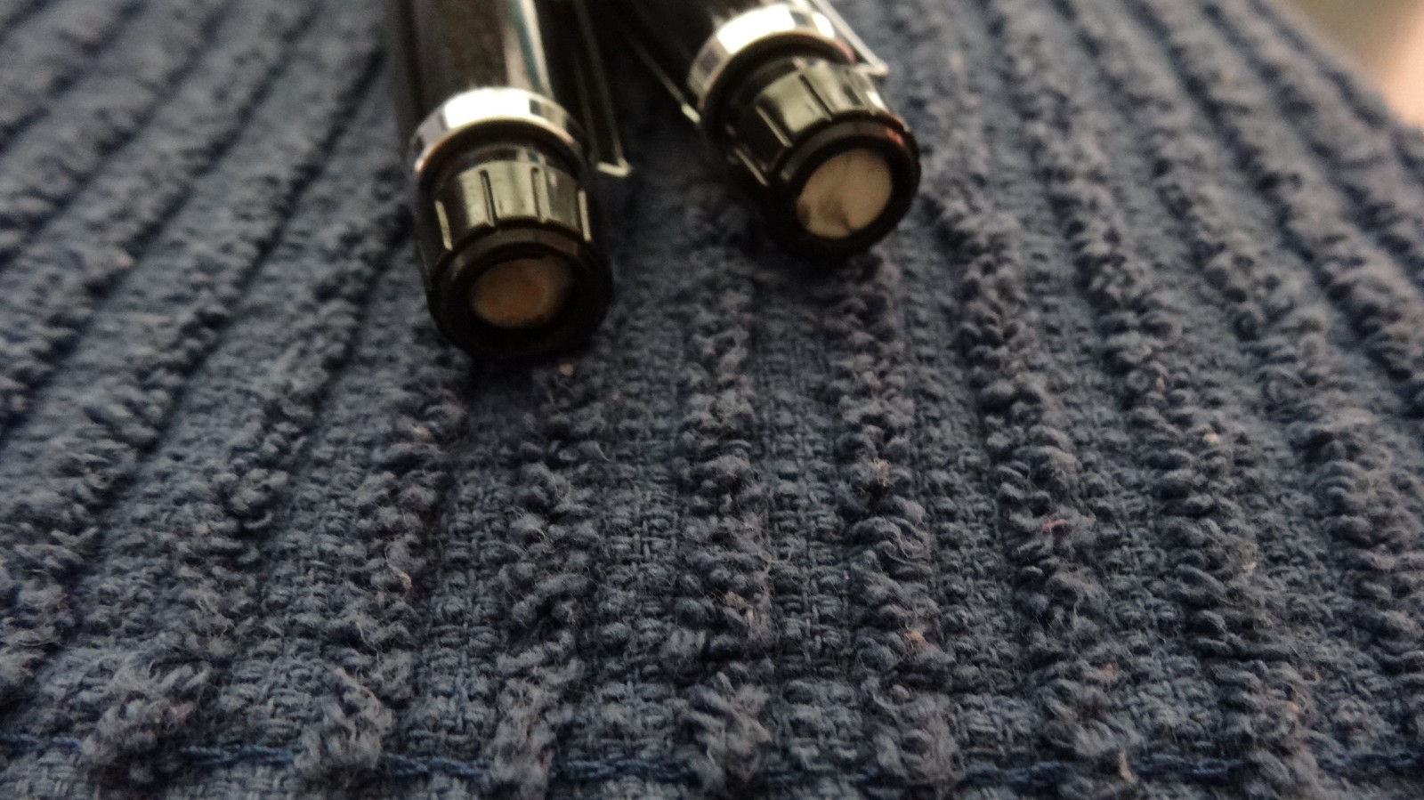 2 Sanford PhD Mechanical Pencils .5 & .7mm Black Ergonomic Grip Made Please Read