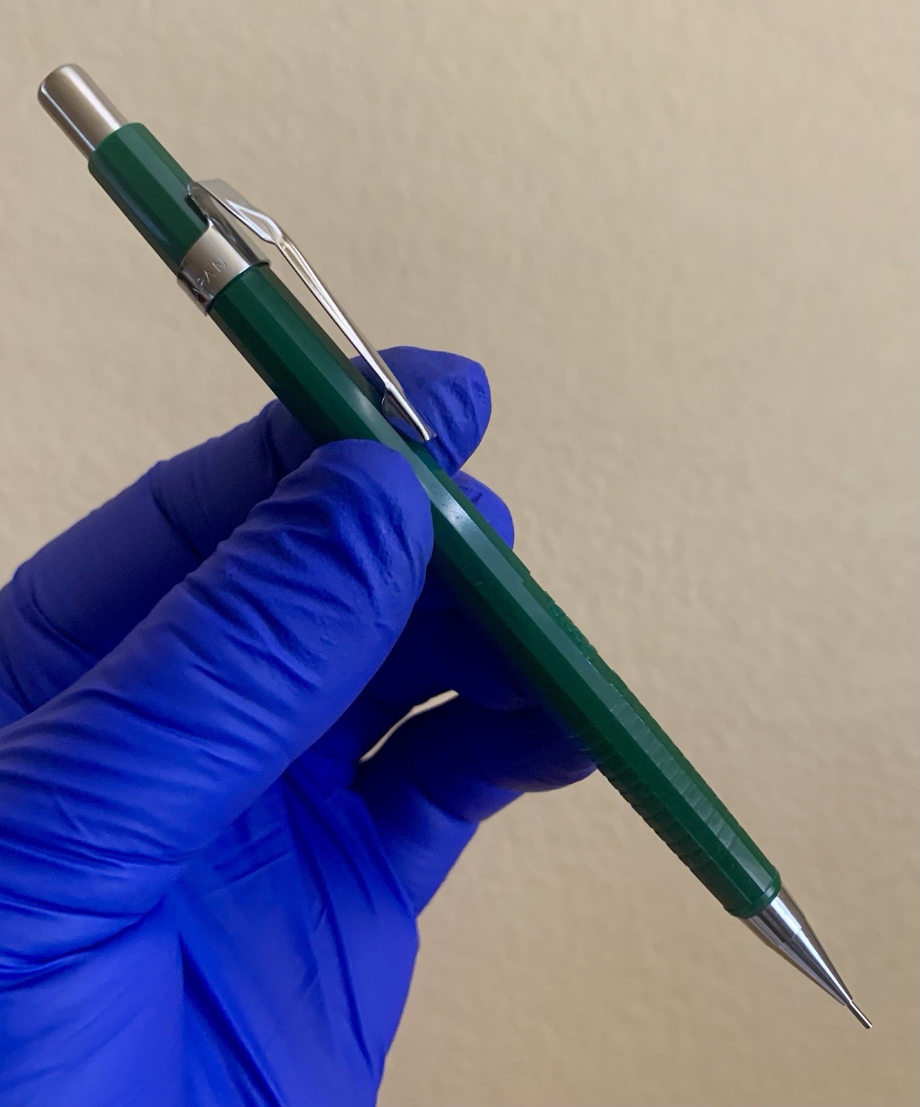 Three Vintage Green Mechanical Pencil PENTEL P205 : 0.5mm Japan