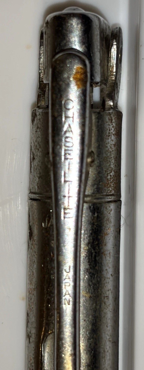 Vintage Chase Lite U.S.A. Lighter/Working Mechanical Pencil Combination