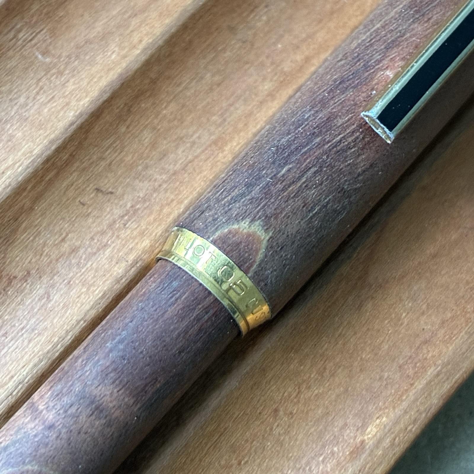 Pilot Mechanical Pencil Custom Maple Wood Barrel 0.5 mm Made in Japan