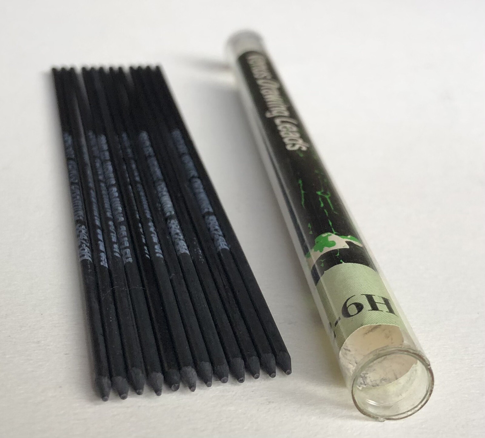 Vintage Faber Castell VENUS 3842 Drawing 2mm 6H Leads NOS Tube Of 12 NJ USA