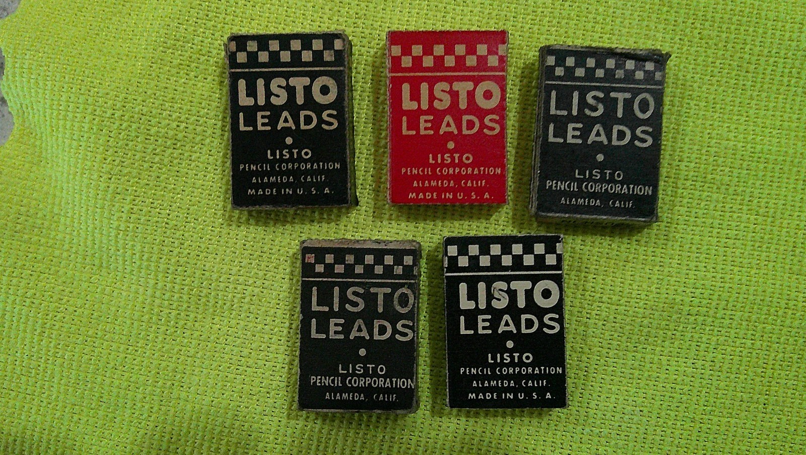 Listo Marking Leads No 162 Wax Marking Pencil Refills Wearever, Empire Vintage