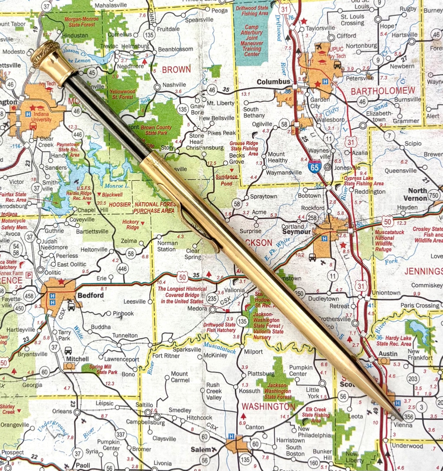 Vintage Wahl Eversharp Twist Activated Mechanical Pencil – plain gold filled