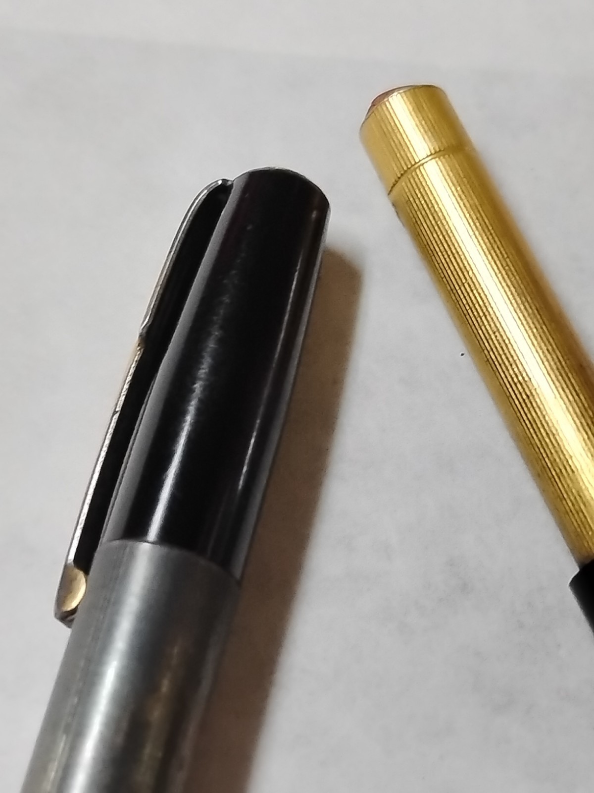 VTG Waterman Mechanical Pencil Black & Gold Parts Only Mid-Century USA #Q6