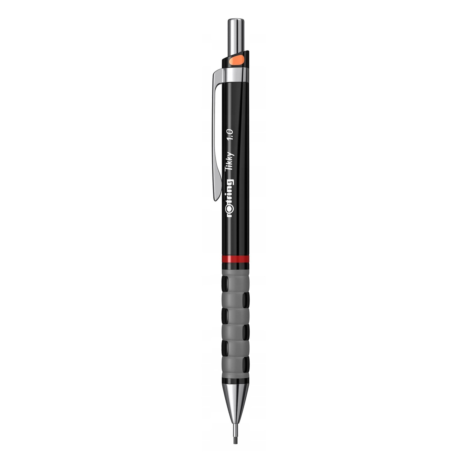 rOtring Tikky Black Mechanical Pencil 1mm Lead Triangular Grip Office Tool