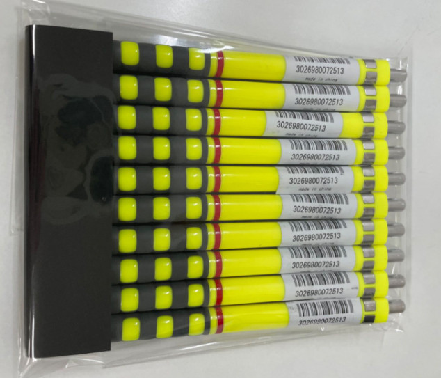 [Unused/10-piece set ] rOrting Ticky RD Sharp 0.5mm Neon Yellow limited From JP