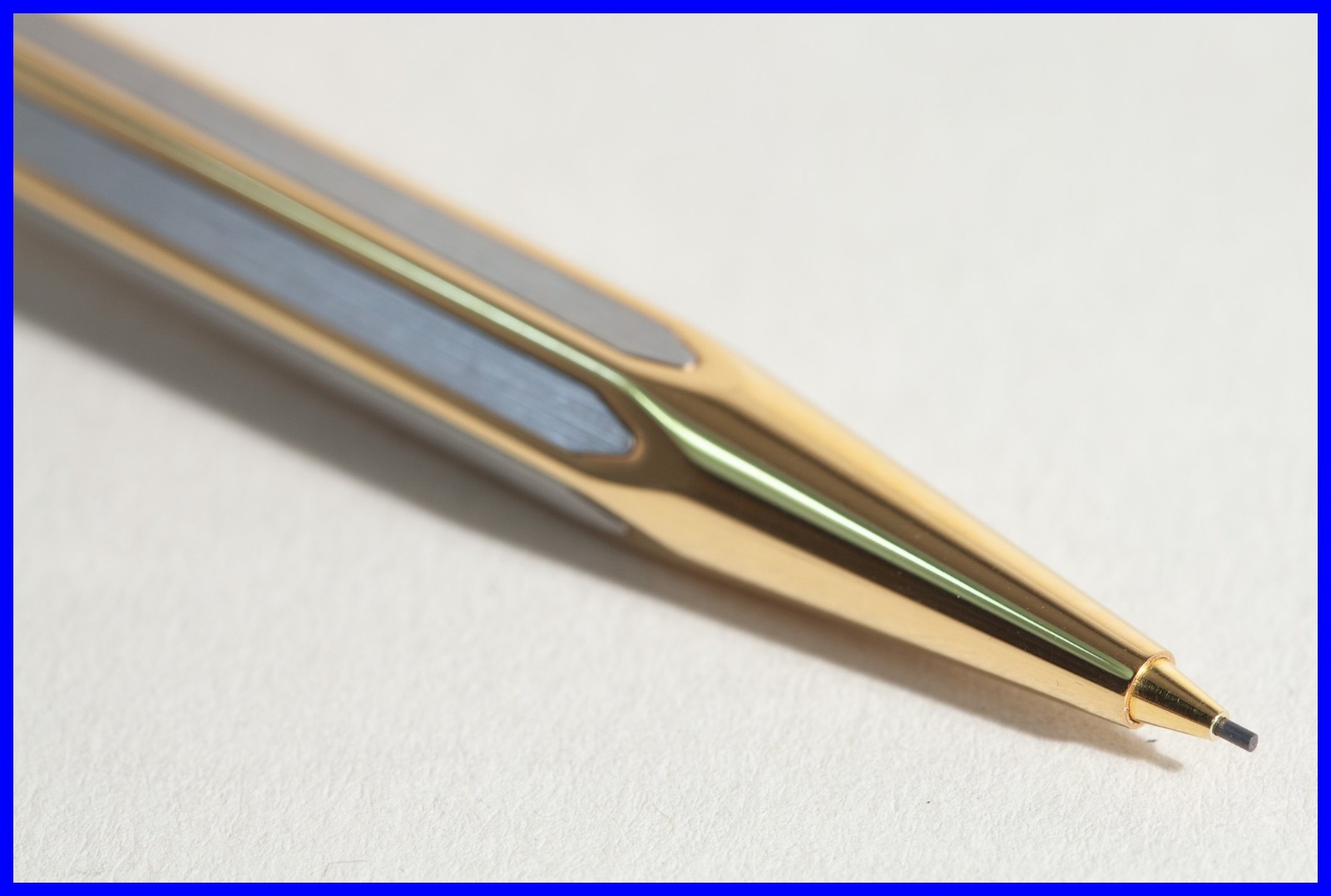 Ecridor Caran d’Ache Mechanical Pencil Stainless Steel & Gold 0.5mm