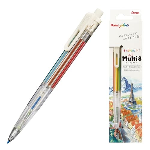 Pentel Art Multi 8 color lead 8color XPH804