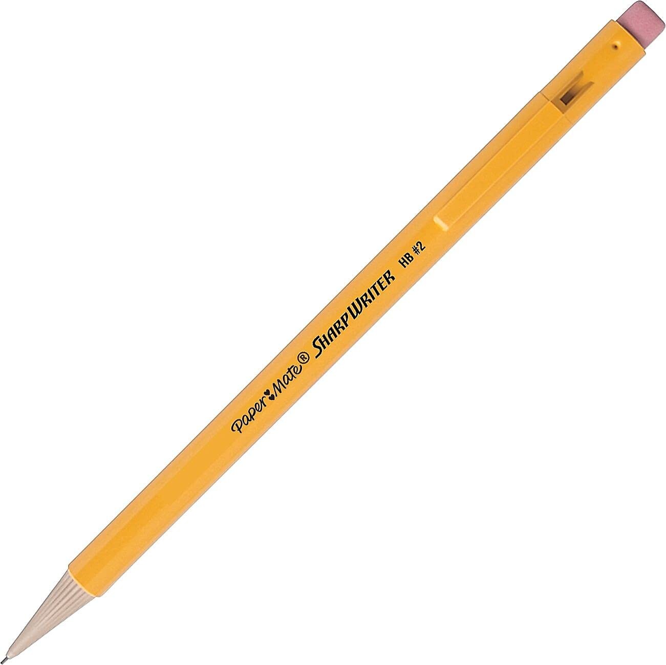 Papermate Sharpwriter Mechanical Pencil, Yellow, 5 Count (Pack of 1), Yellow