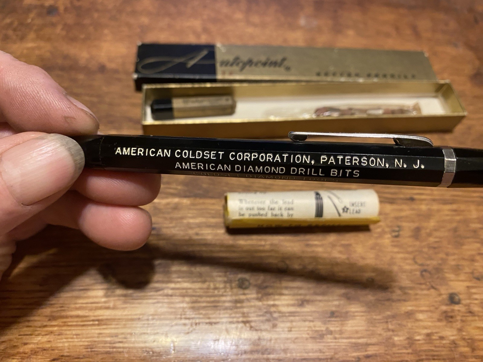 Vtg Autopoint Mechanical Pencil NOS. Complete. American Coldset Corporation.