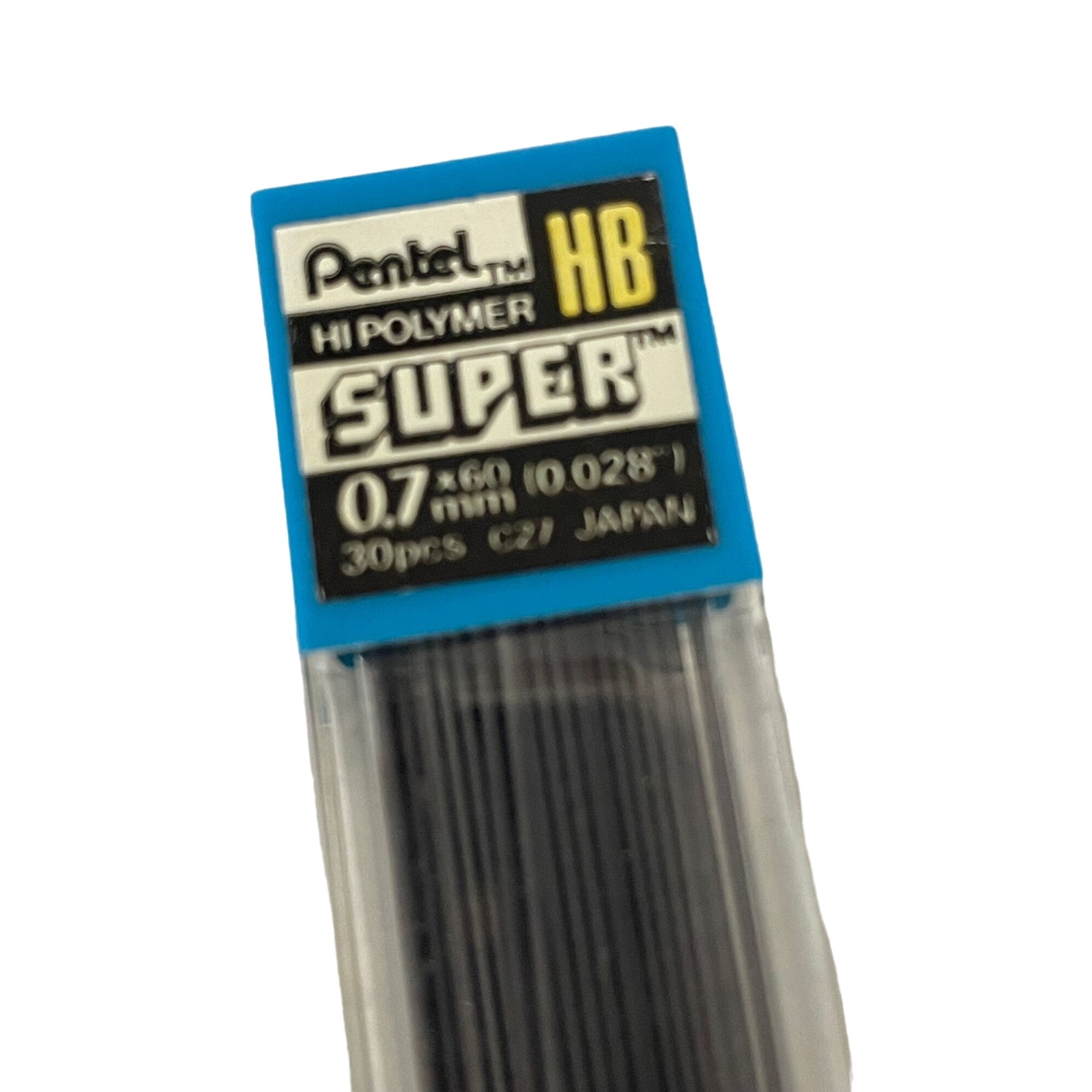 Pentel Hi-Polymer Super HB 0.7mm Mechanical Pencil Lead Refill PARTIAL BOX