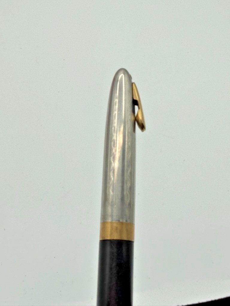 Vintage Sheaffer Mechanical Pencil Black Silver Gold Tone USA 4″