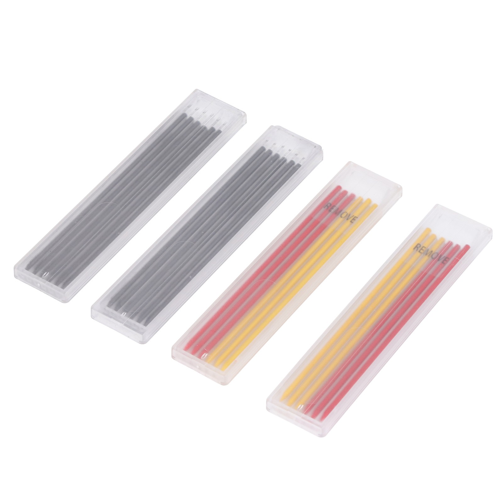 24Pcs Carpenter Pencil Refill Red Yellow Black Marking Scribing Tool Set For New