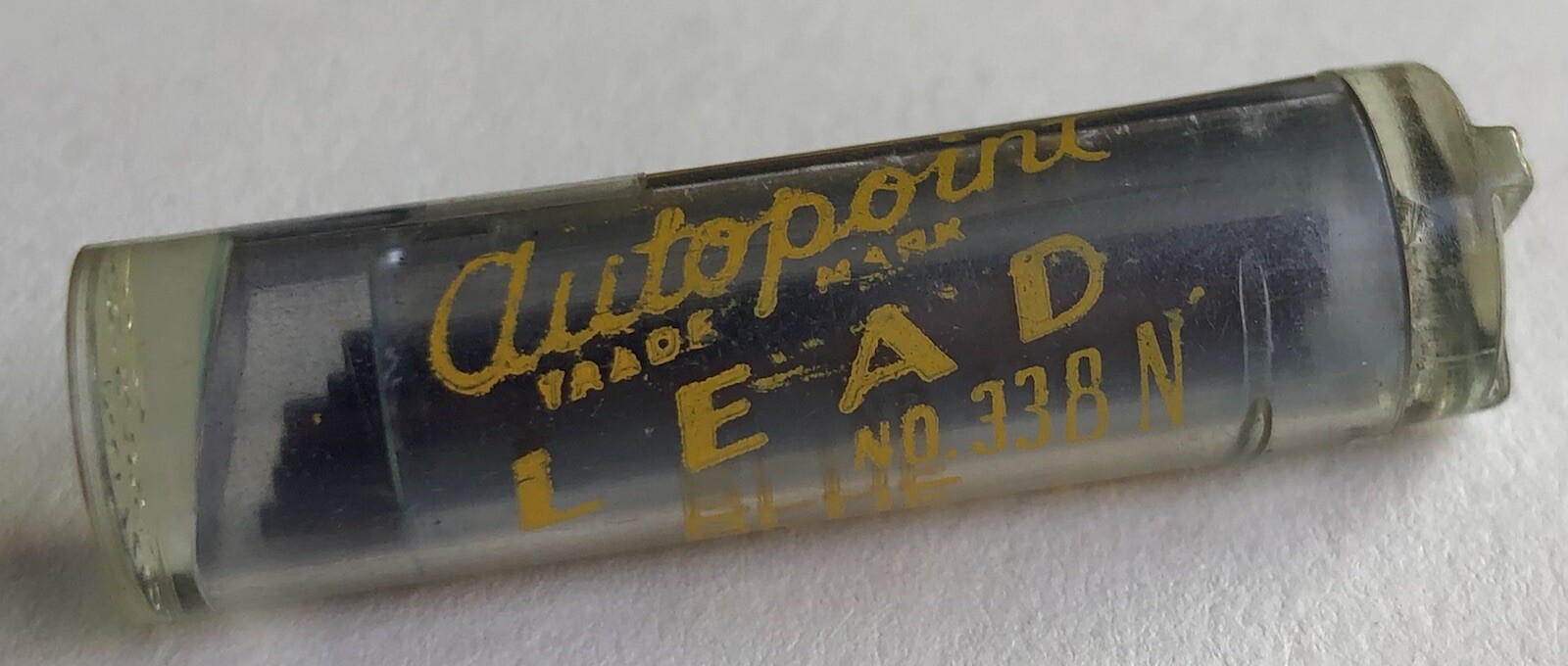 Vintage AUTOPOINT Mechanical Pencil Lead BLUE 1.1mm 1-3/8″ NOS 12pk USA